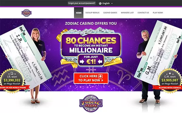 Zodiac Casino Preview