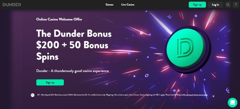 $200 + 50 Bonus Spins