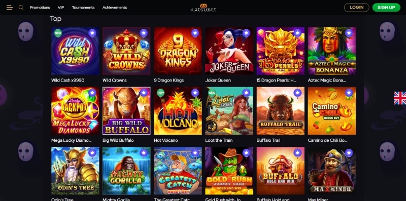 Katsubet Casino Games Preview