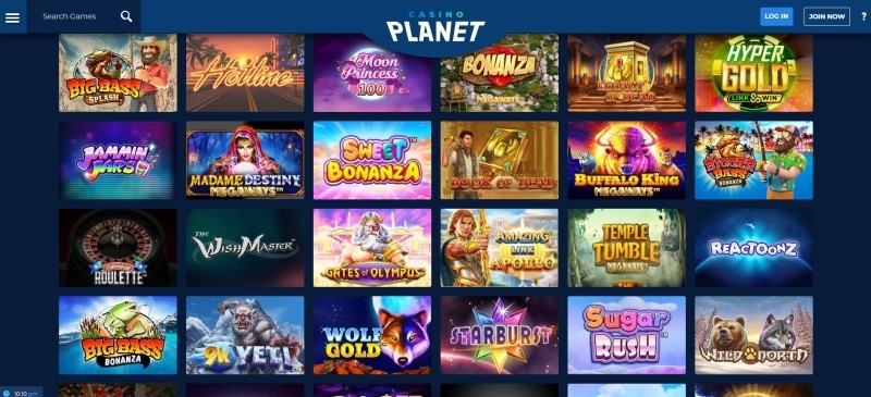 Casino Planet Games Preview