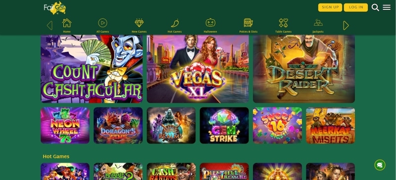 Fair Go Casino Games Preview