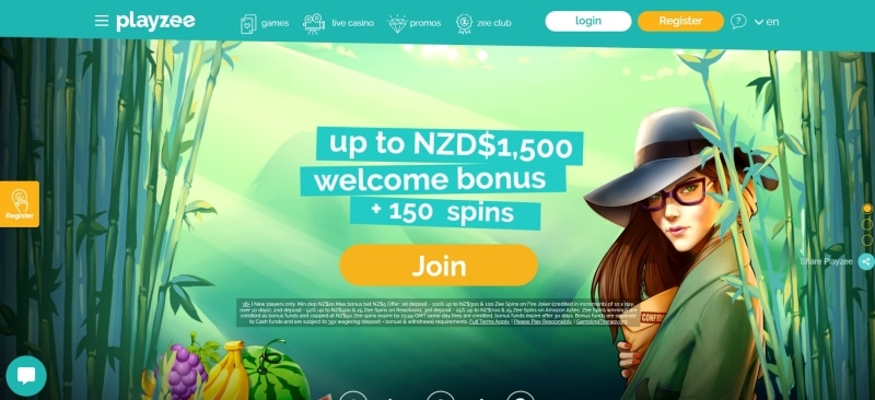 Up to NZ$1,500 + 150 Zee Spins