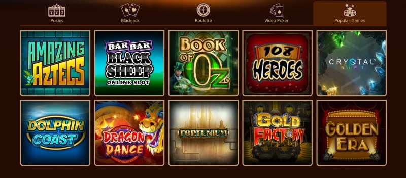 Riverbelle Casino Games Preview