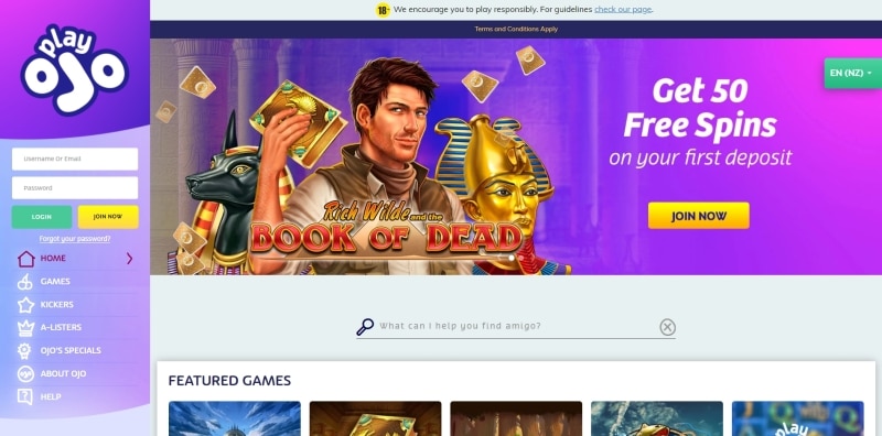 80 Wager Free Spins  on Deposit