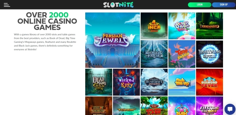 Slotnite Casino Games Preview