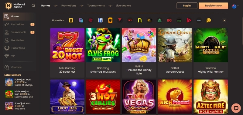 National Casino Games Preview